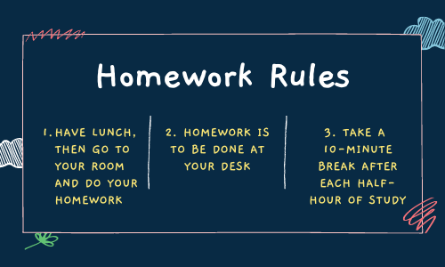 homework school rules